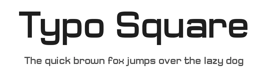 Typo Square by Studio Typo — Sans Serif Font