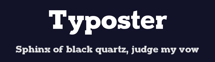 Typoster by Studio Typo — Serif Font — thumbnail 2