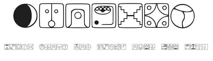 Tzolkin by Tomoe Ohashi — Dingbats Font