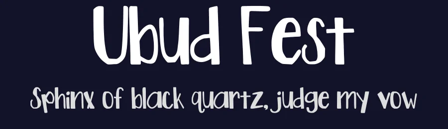 Ubud Fest by The Docallisme - Amry Al Mursalaat — Decorative Font — thumbnail 2