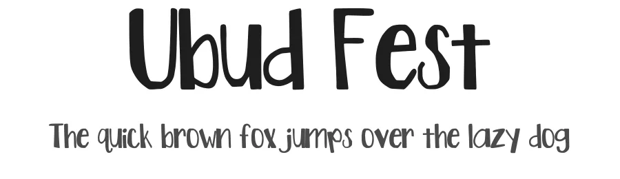 Ubud Fest by The Docallisme - Amry Al Mursalaat — Decorative Font