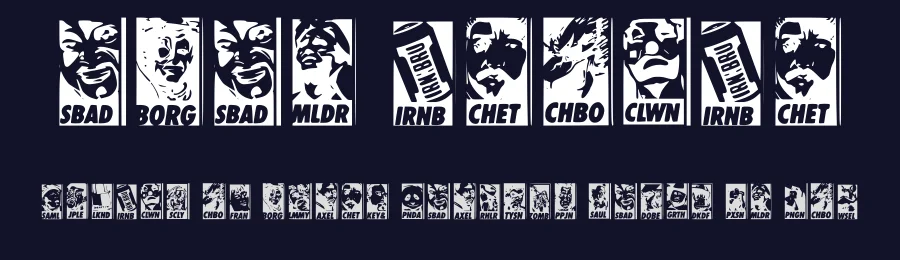 Ubuy Iconic by Gabriel Santee — Dingbats Font — thumbnail 2