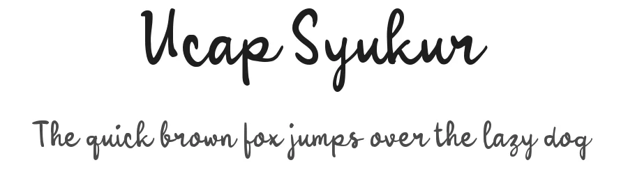 Ucap Syukur