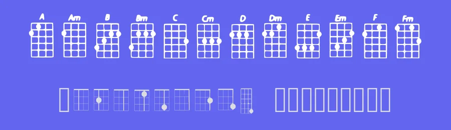 Ukelele by José Alberto Salvador — Dingbats Font — thumbnail 3