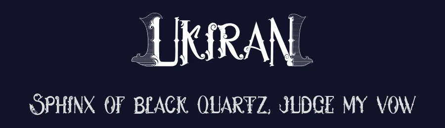 Ukiran by SSI.Scraps — Decorative Font — thumbnail 2