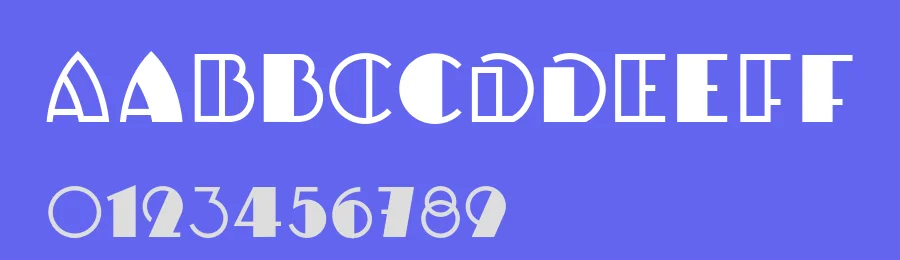 Ulbricht by Ulrich Vinyl — Decorative Font — thumbnail 3