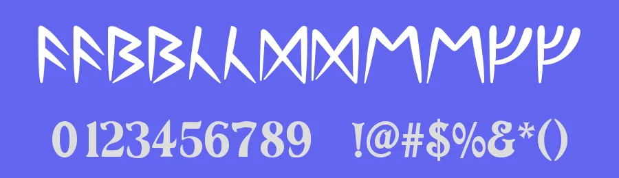 Ultima Runes by Micro Dragon — Dingbats Font — thumbnail 3