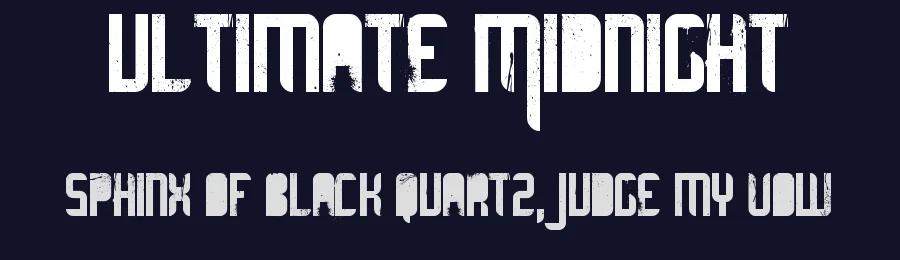 Ultimate Midnight by Segments Design (aka Last Soundtrack) — Decorative Font — thumbnail 2