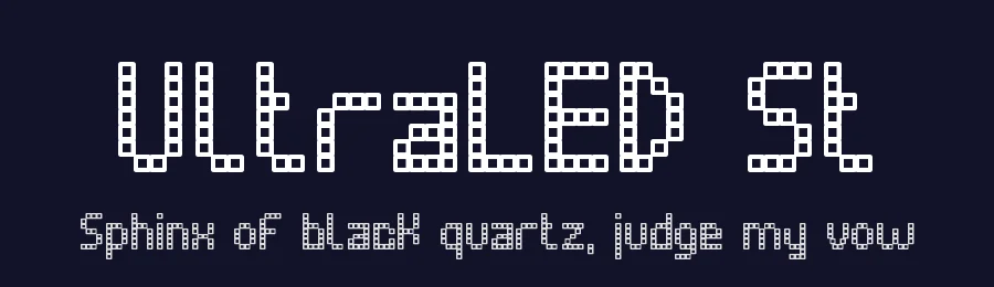 UltraLED St by Southype — Display Font — thumbnail 2