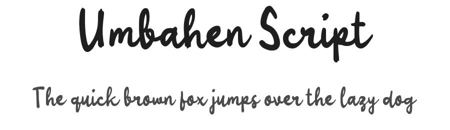 Umbahen Script
