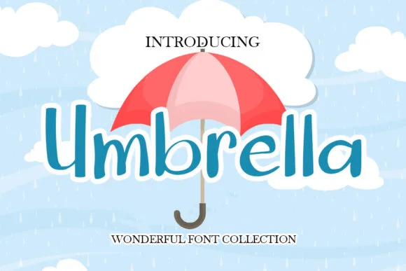 Umbrella Font by shiddiq.art by shiddiq.art — Script Handwritten Font