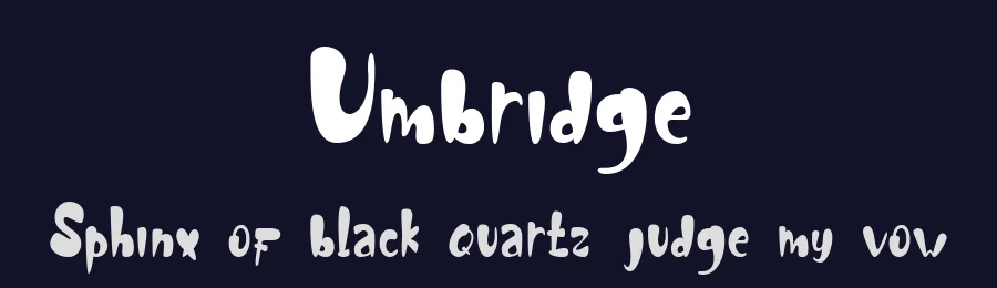 Umbridge by Nariswari Creative — Script Handwritten Font — thumbnail 2