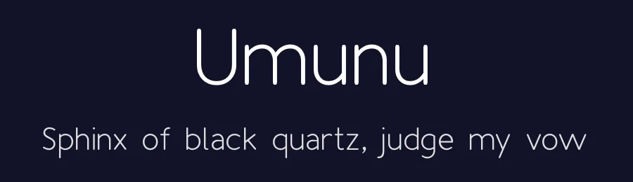 Umunu by Lerima — Sans Serif Font — thumbnail 2