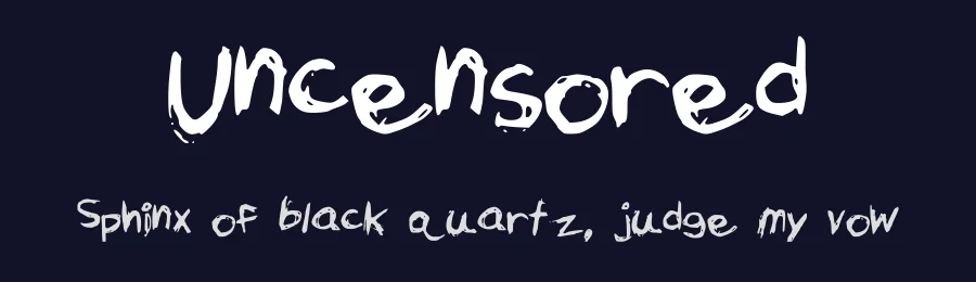 Uncensored by Andrew Adams — Script Handwritten Font — thumbnail 2