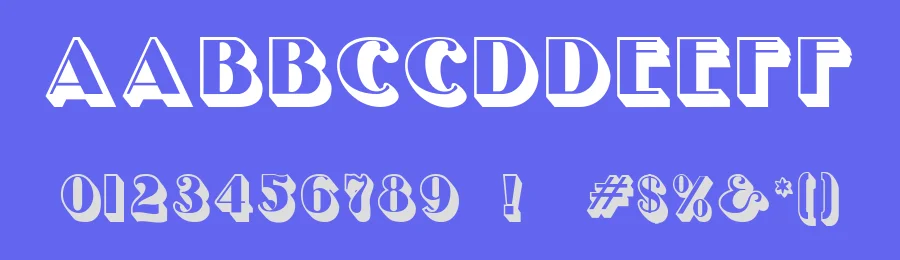Uncle Bob MF by Richard William Mueller — Decorative Font — thumbnail 3