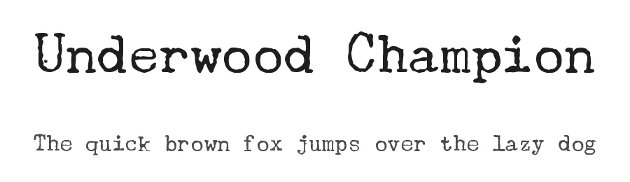 Underwood Champion