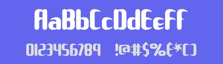 Unexplored Galaxies by Ænigma — Display Font — thumbnail 3