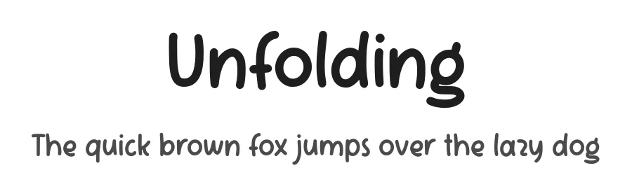 Unfolding