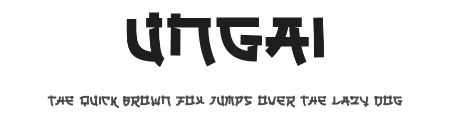 Ungai by Tokokoo Studio — Decorative Font