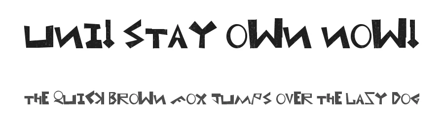 Uni! Stay own now!