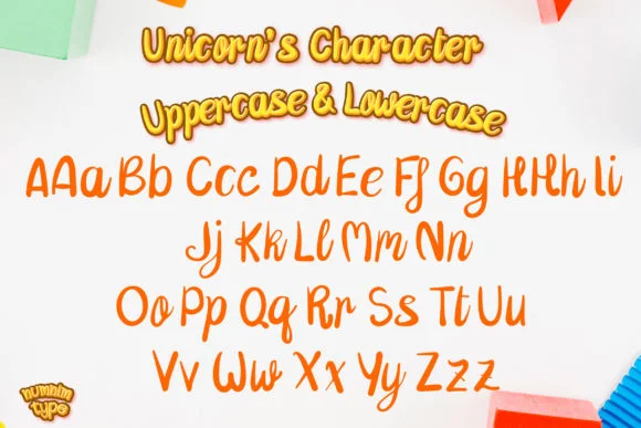 Unicorn Font by numnim by numnim — Script Handwritten Font — thumbnail 2