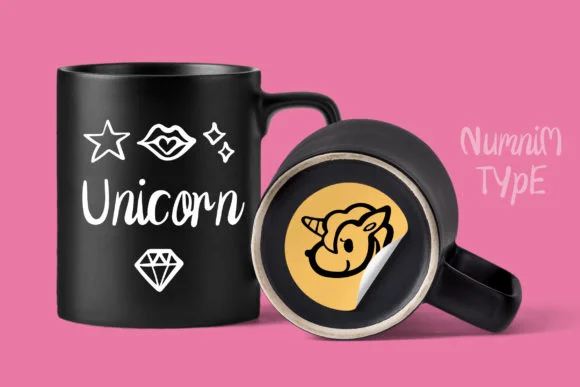 Unicorn Font by numnim by numnim — Script Handwritten Font — thumbnail 4
