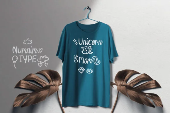 Unicorn Font by numnim by numnim — Script Handwritten Font — thumbnail 8