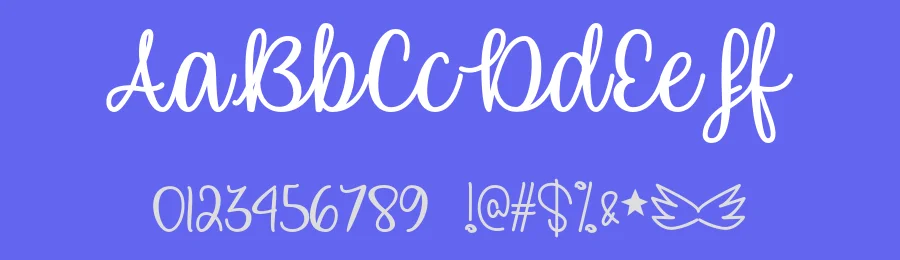 Unicorn Calligraphy by Misti's Fonts — Script Handwritten Font — thumbnail 3