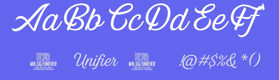 Unifier Script by Måns Grebäck — Script Handwritten Font — thumbnail 3