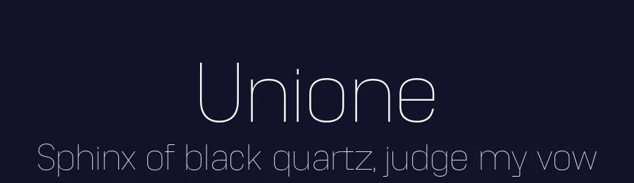 Unione by Tomo Fonts — Sans Serif Font — thumbnail 2