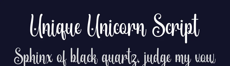 Unique Unicorn Script by Hoperative — Decorative Font — thumbnail 2