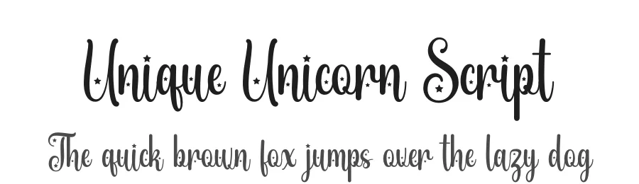 Unique Unicorn Script by Hoperative — Decorative Font