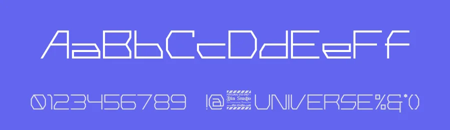 Universe by Din Studio — Display Font — thumbnail 3