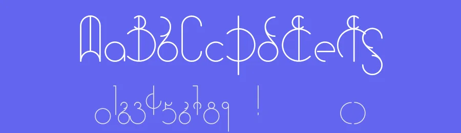 Universum by JAF 34 — Decorative Font — thumbnail 3