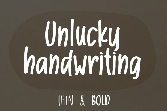 Unlucky Font by Deedeetype — Script Handwritten Font