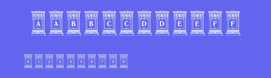 Unnamed Caps Two by Intellecta Design — Decorative Font — thumbnail 3