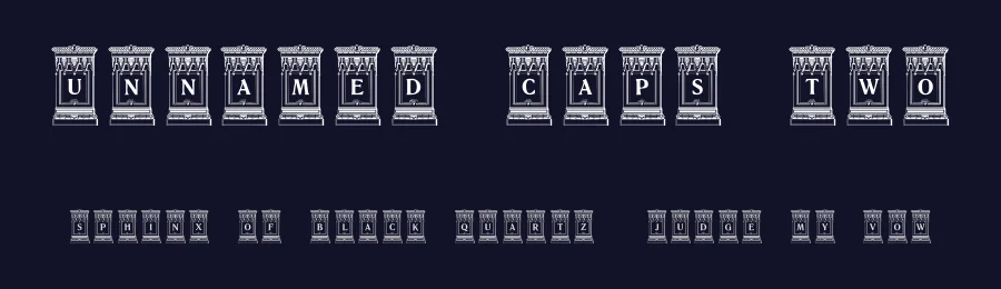 Unnamed Caps Two by Intellecta Design — Decorative Font — thumbnail 2