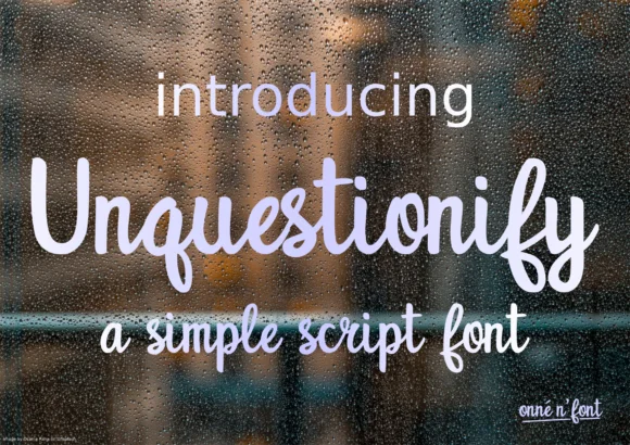 Unquestionify Font by Unatype โ Script Handwritten Font