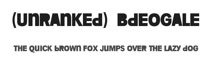 (Unranked) Bdeogale