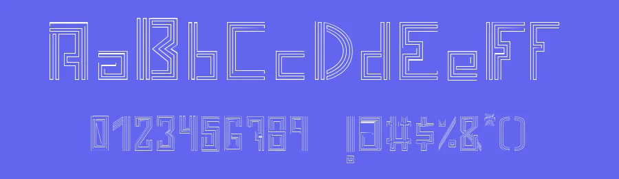 Untrazuko by Odile Morales — Decorative Font — thumbnail 3