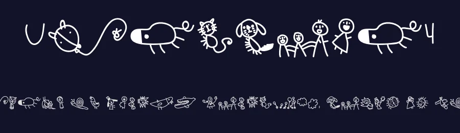 Upirjuli4 by Vaclav Krejci — Dingbats Font — thumbnail 2