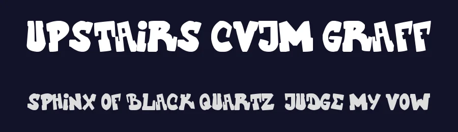 Upstairs CVJM Graff by cody — Script Handwritten Font — thumbnail 2