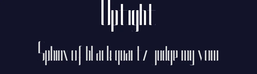 Uptight by Maxim Segers — Serif Font — thumbnail 2