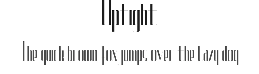 Uptight by Maxim Segers — Serif Font