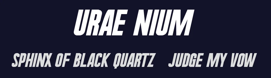 Urae Nium by James Barnardo — Sans Serif Font — thumbnail 2