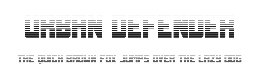 Urban Defender by Iconian Fonts — Sans Serif Font