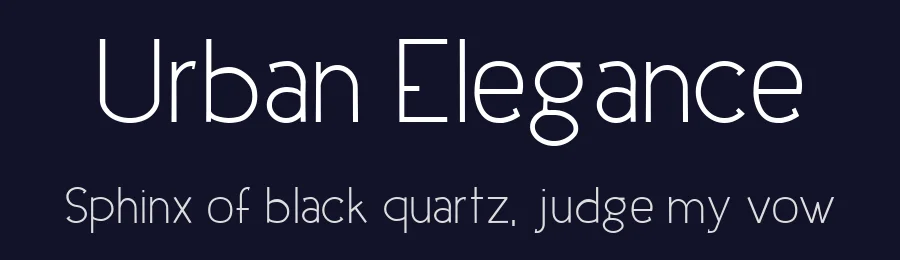 Urban Elegance by Typeface Florence — Sans Serif Font — thumbnail 2
