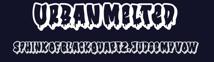 Urban Melted by Blankids — Script Handwritten Font — thumbnail 2