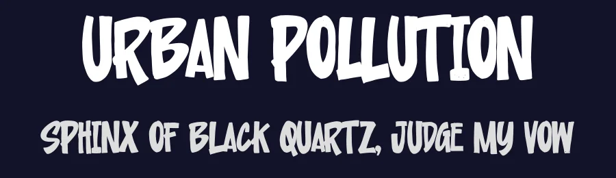 Urban Pollution by Gassstype — Decorative Font — thumbnail 2