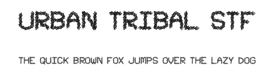 Urban Tribal STF by Southype — Decorative Font